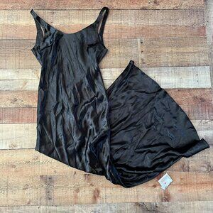 Asos black sleeveless open back maxi dress women's 4